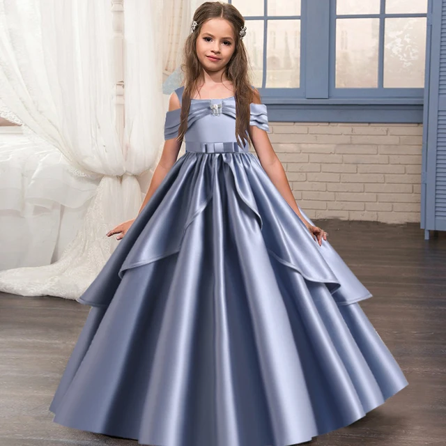 2022 Pageant Party Kleid für Brautjungfer Prinzessin Mädchen Kleider für  Hochzeit Prom Abendkleid Kleidung für Teenager 10 12 Jahre|Kleider| -  AliExpress