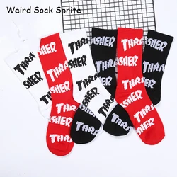 Spring and Autumn Korean version of the trend socks men and women in the tube combed cotton socks Harajuku style wild baseball
