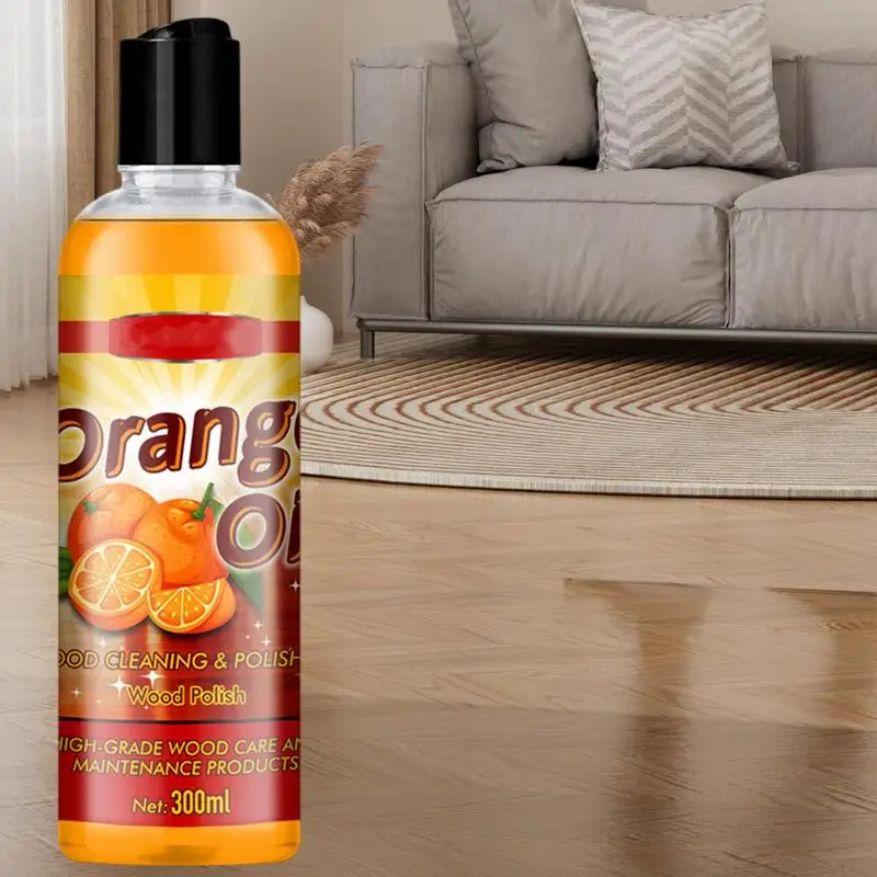 Wood Floor Oil Wood Polish Orange Oil 300ml Hardwood Floor Polish Care Anti-cracking Brighten Refill For Home Floors