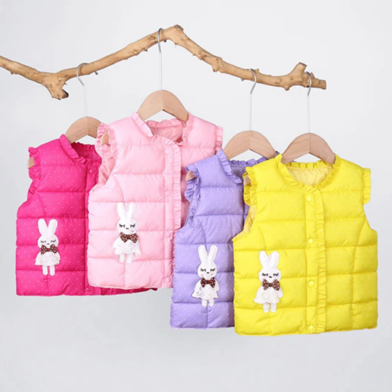 

Autumn Children Warm Vest Baby Cotton Waistcoat Kids Outerwear Vest Clothing Girls Sleeveless Jackets Vest Toddler Clothes