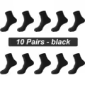 10 Pairs black