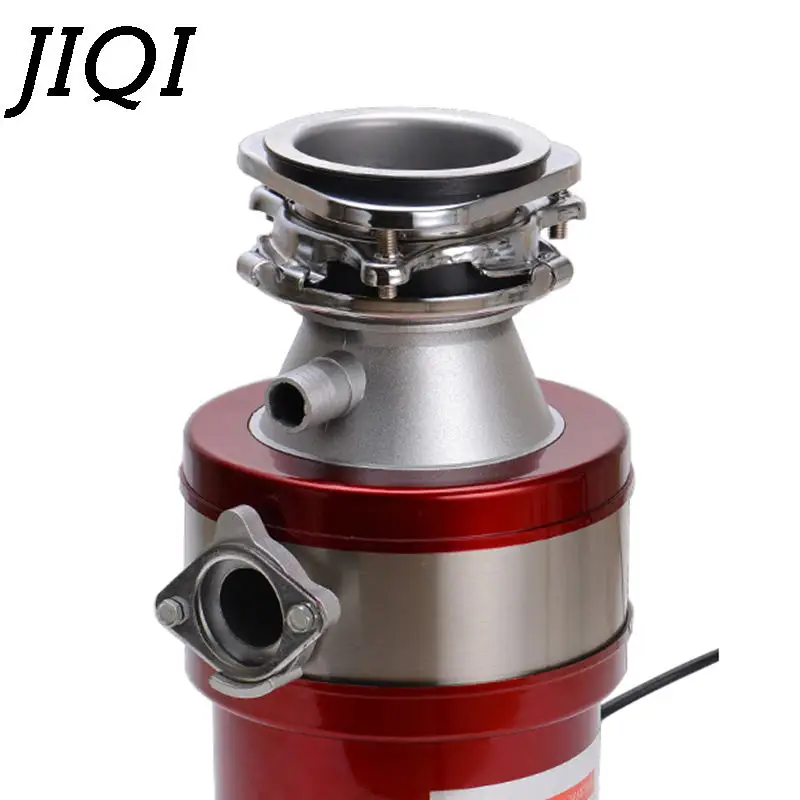 JIQI 370w kitchen food waste disposer with air switch garbage processor disposal crusher grinder Stainless steel sink appliance 4