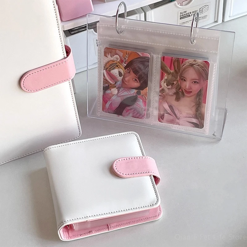 INS Kpop Photocard Holder 3inch Photo Album Idol Photo Collect Book Kpop Photocard Binder Pictures Storage Albums 포켓 앨범