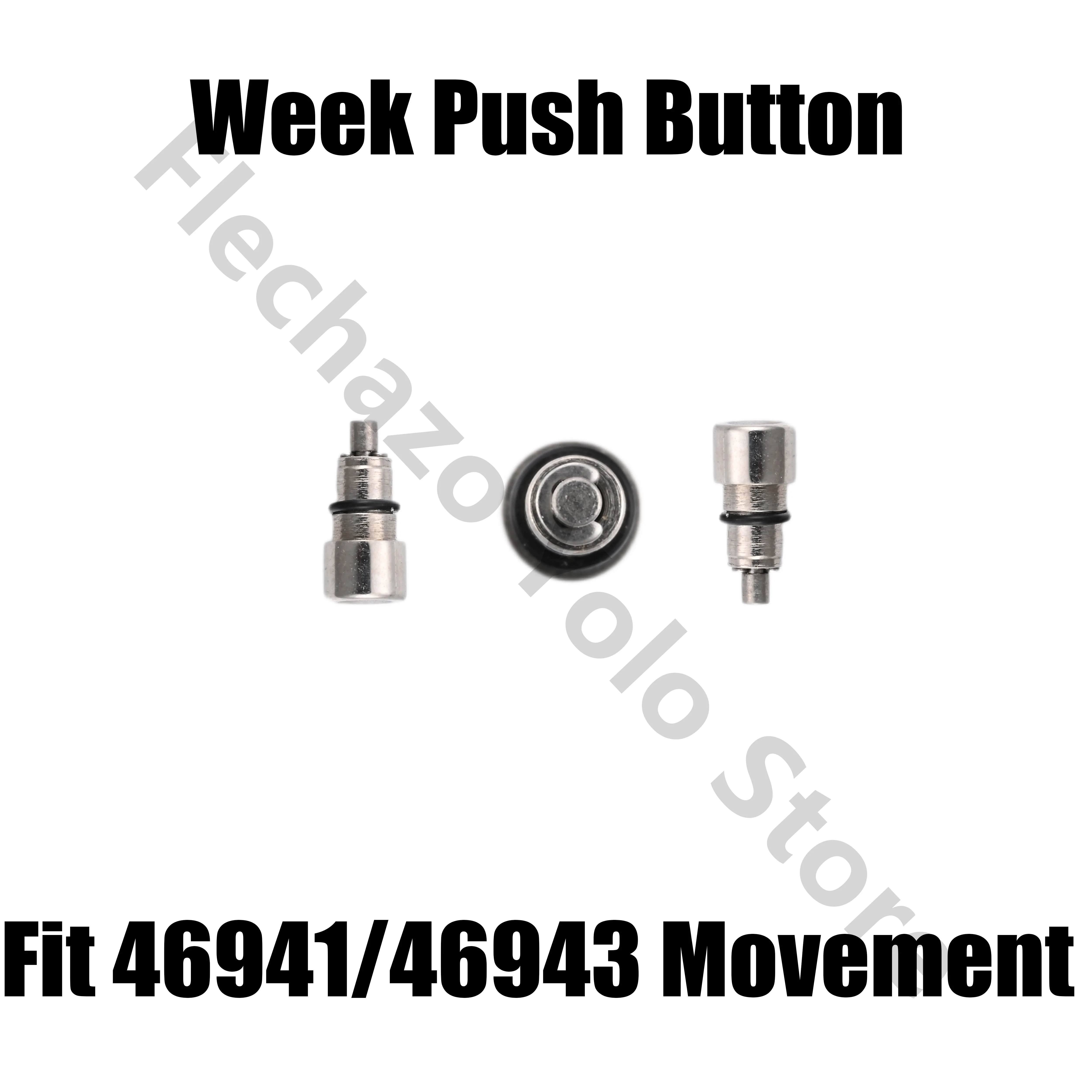 Week Push Button Fit 46941 46943 Movement Accessories Replacement Spare Parts For Oriental Double Lion Watch Repair Parts