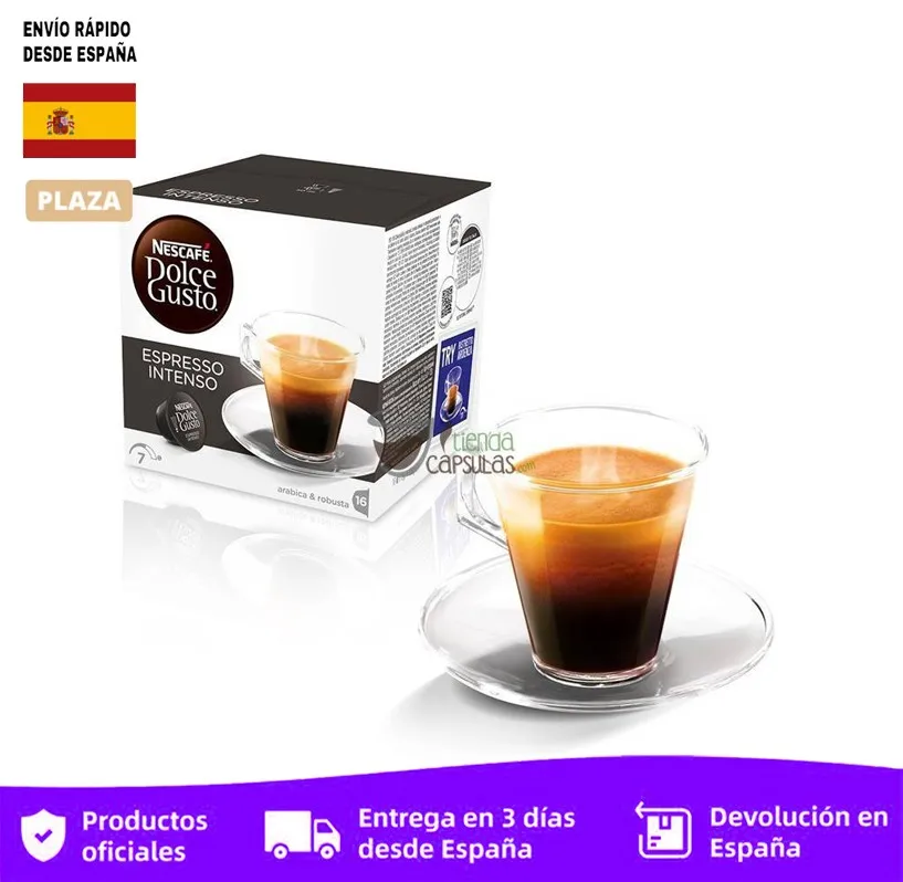 Café en cápsulas  Nescafé Dolce Gusto Espresso Intenso, Pack de 3