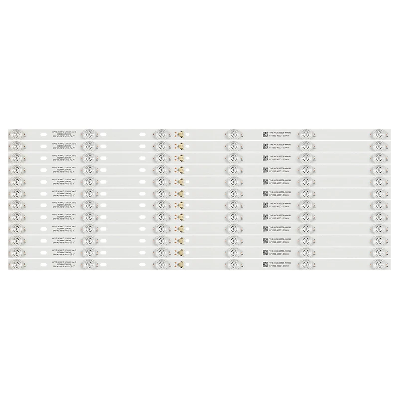 Kit Led Backlight Strip para Tcl 55c715 55c717 55c716 55c78 para Tcl55p103030fc12x6-lx20230106 Yhf4c-lb5506-yh10j