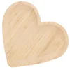 Heart Shaped Wooden Pallet Gift Tray Bread Round Practical Food Multi-function Dessert Large Plate 6