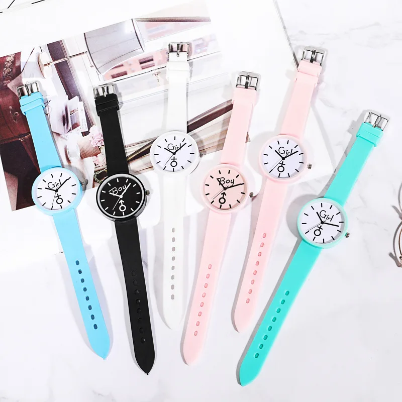 

Cartoon Kids Quartz Watch Silicone Candy Color Student Watch Girls Clock Fashion Cat Watches Children Wristwatch Ladies Watch