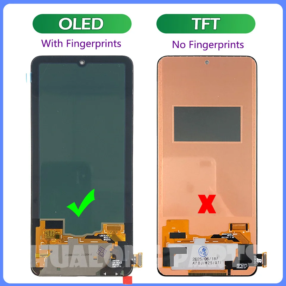 poco　0423 OLED/TFT For Xiaomi Poco F3 F4 LCD Display Touch Screen