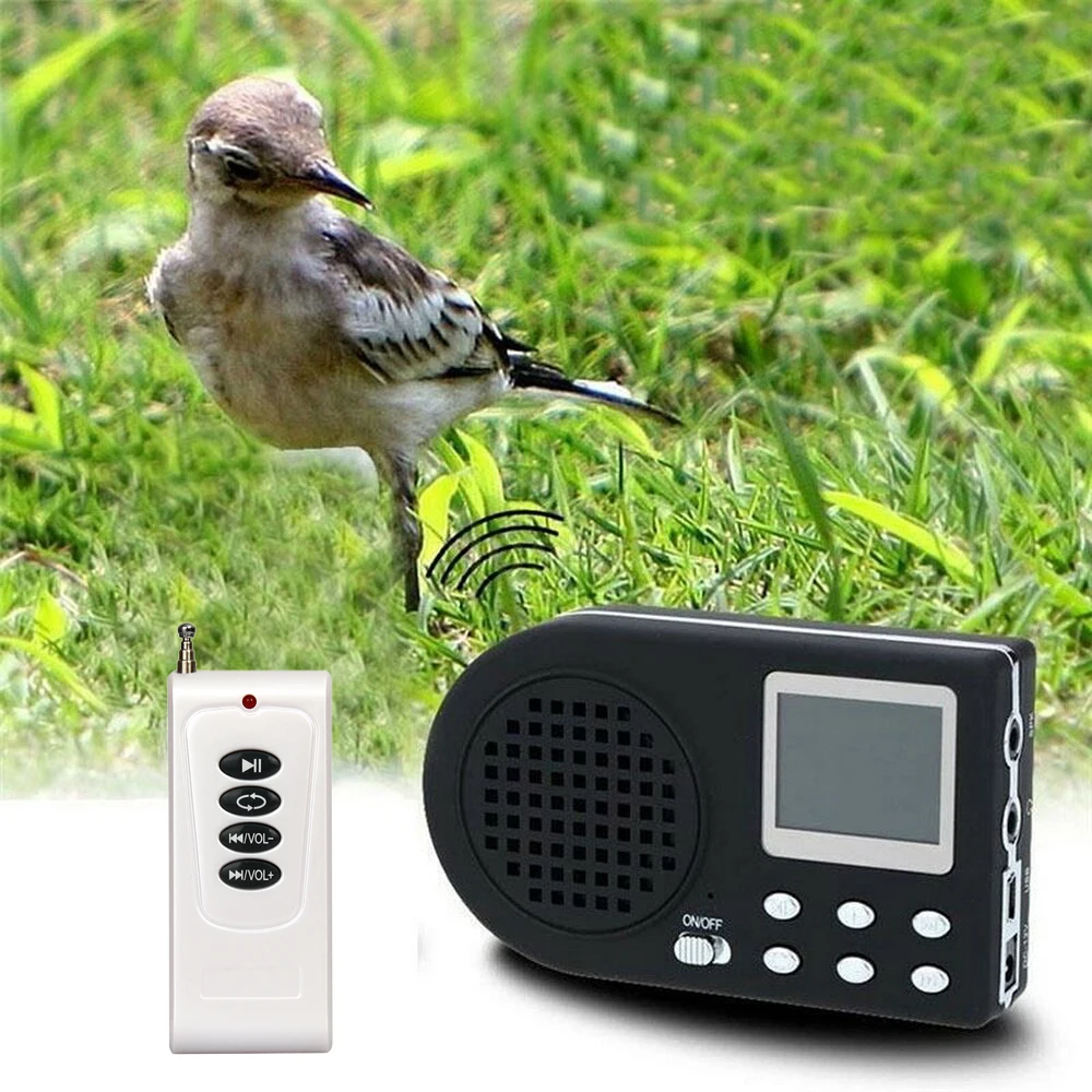 Outdoor Remote Control Bird Caller MP3 Player Farm Bird Sound Decoy