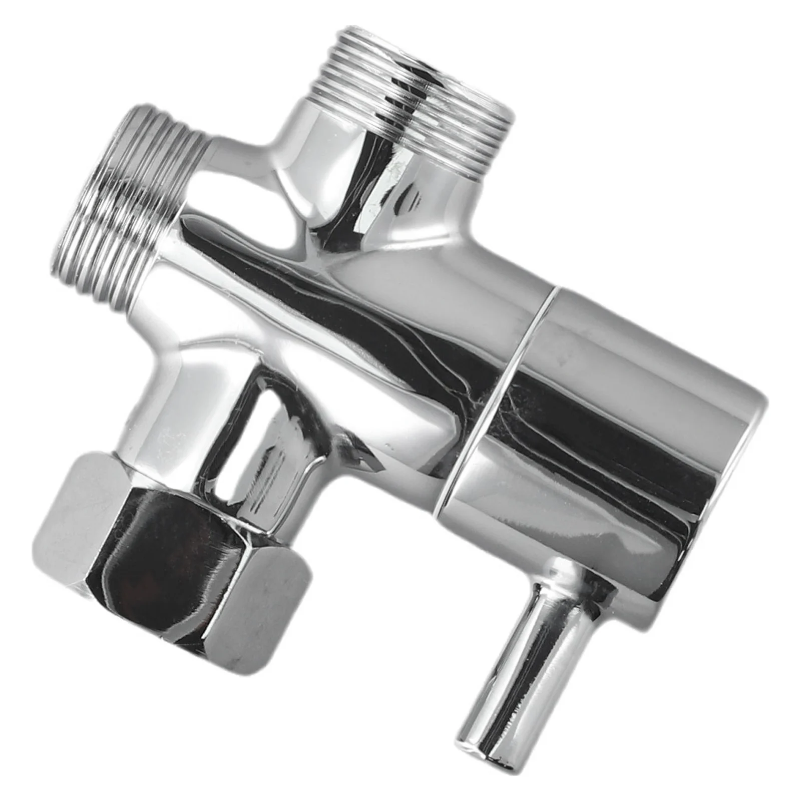 

3-Way Diverter Valve Garden Home 0.6-1.5mpa Kitchen 1pcs 4-points Shower Head Angle Valve T-Adapter Water Brass