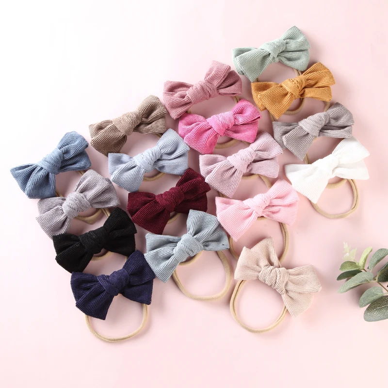 Baby Girl Headband for Bow Cute Baby Elastic Hair Band Newborn Bowknot Headwear Toddler Headband For Baby ​Kids Accessories fashion flower head bands print bow nylon baby turban cute floral hair accessories for girls kids headband korean headwear