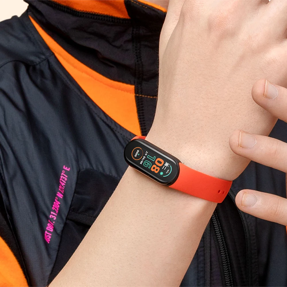 Original Xiaomi Mi Band 6 Strap Silicone Wristband Bracelet