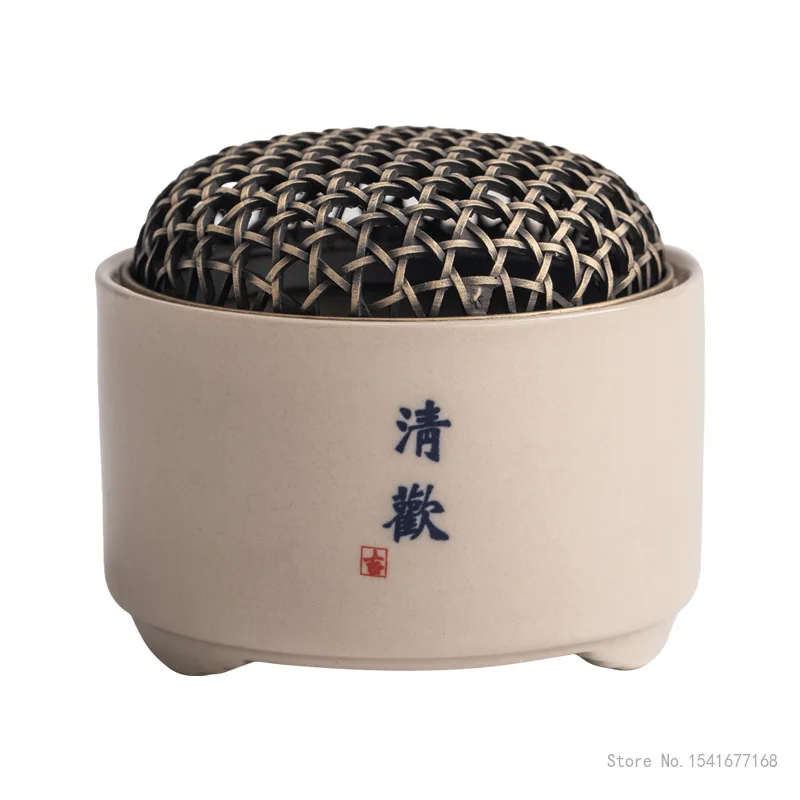 Creative Ceramic Incense Burner, Small Incense Stove Crafts Household Indoor Tea Room Decor, Sandalwood Aromatherapy Burner, 1Pc