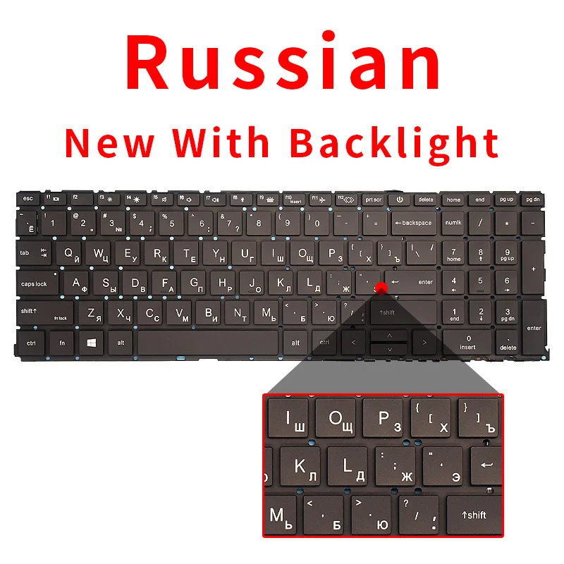 Tastiera Retroilluminata Per HP ProBook 450 G8 - Layout Italiano QWERTY, Colore Argento - Foto 3