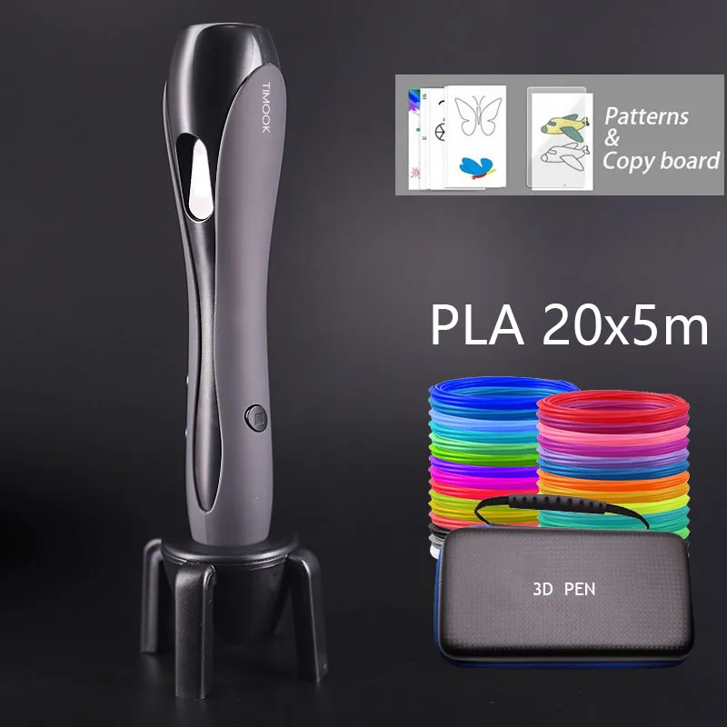 3d Pen Diy Drawing Pen With Lcd Screen Compatible Pla Filament