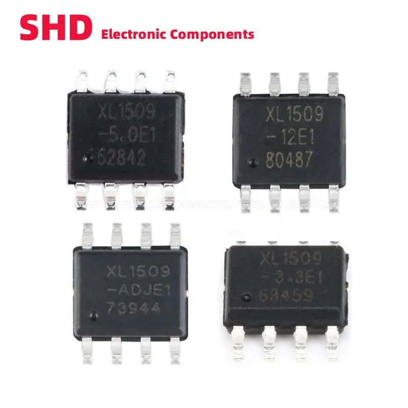 10 Pz Xl1509 Xl1509-Adje1 Xl1509-12E1 Xl1509-3.3E1 Xl1509-5.0E1 3V 5V 12V Adj Smd Ic Sop-8 Dc-Dc Chip Di Alimentazione