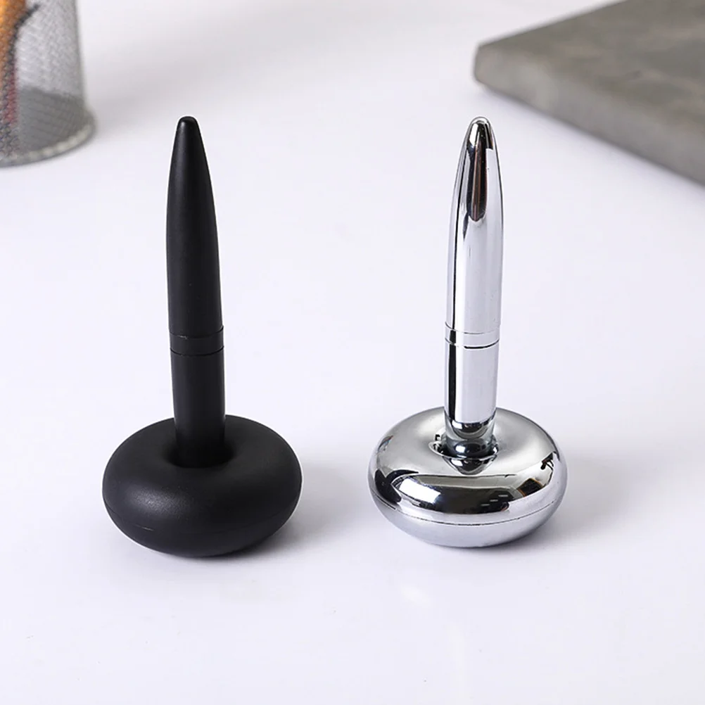 

2pcs Desktop Floating Pens Magnetic Ballpoint Pens Office Executive Ballpoint Pens