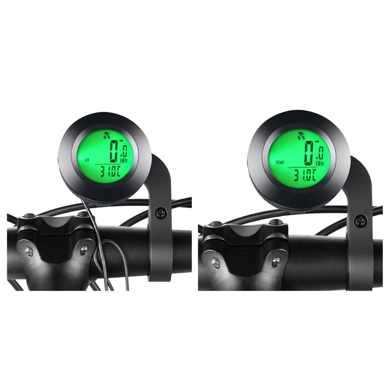 

Новый велосипедный компьютер Спидометр водонепроницаемый велосипедный светящийся три цвета АНГЛИЙСКИЙ компьютер одометр автоматический сон