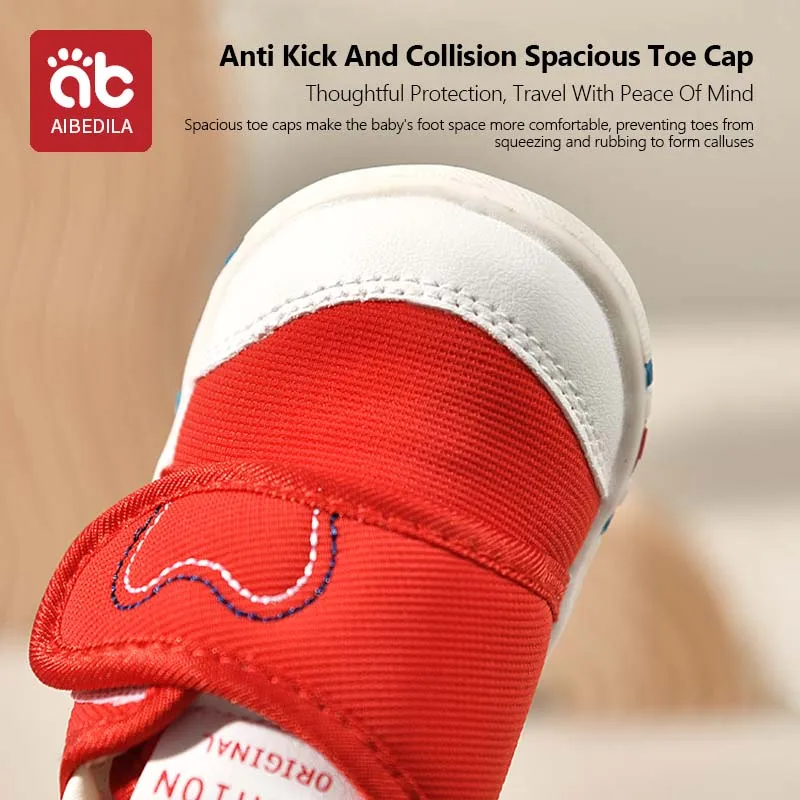 AIBEDILA Fashion Baby Shoes Child Sports Shoes Soft Flats Baby Toddler First Walkers Kids Sneakers 1-3 Year Casual Infant Shoes 5