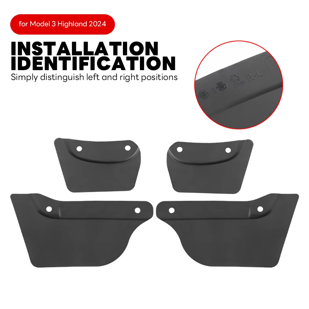 ل تسلا نموذج 3 هايلاند 2024 عجلة الطين اللوحات سبل...