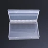 Empty Clear Drill Bits Storage Box Files- Holder Display Grinding for Head Container for Case Manicure Accesso 5