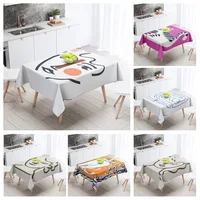 Ins Style Morandi Abstract Geometric Pattern Tablecloth Waterproof and Fade-proof Cafe Nordic Style Decorative Tablecloth 1