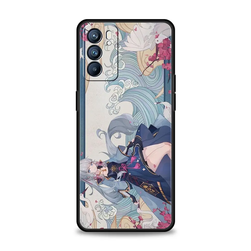 Genshin Impact Yae Miko Artistic Phone Case Cover