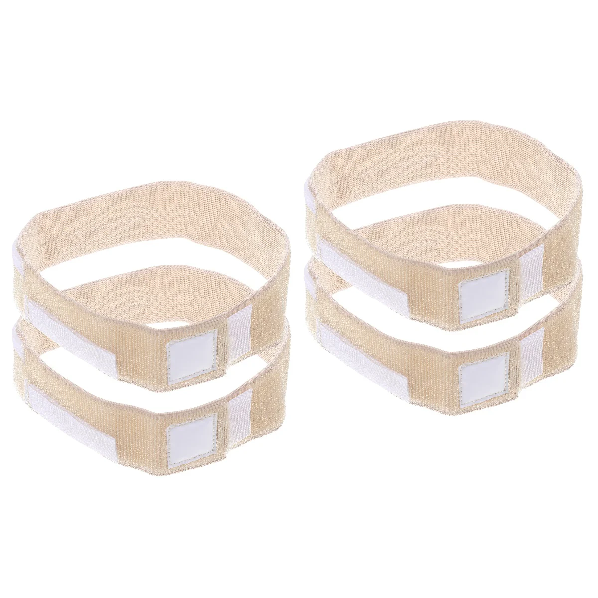 

4 Pcs Catheter Fixation Strap Adjustable Universal Catheter Fixing Band (Beige)