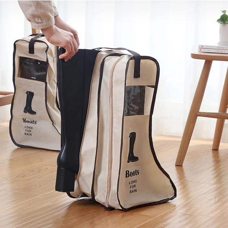 Long Boot Shoe Storage Bag Protector Organizer Dustproof Folding Container Carry 