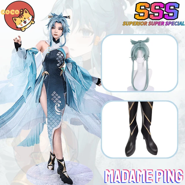 Shop Stunning Young Madame Ping Cosplay Costumes for Genshin Impact –  Cosplay Clans