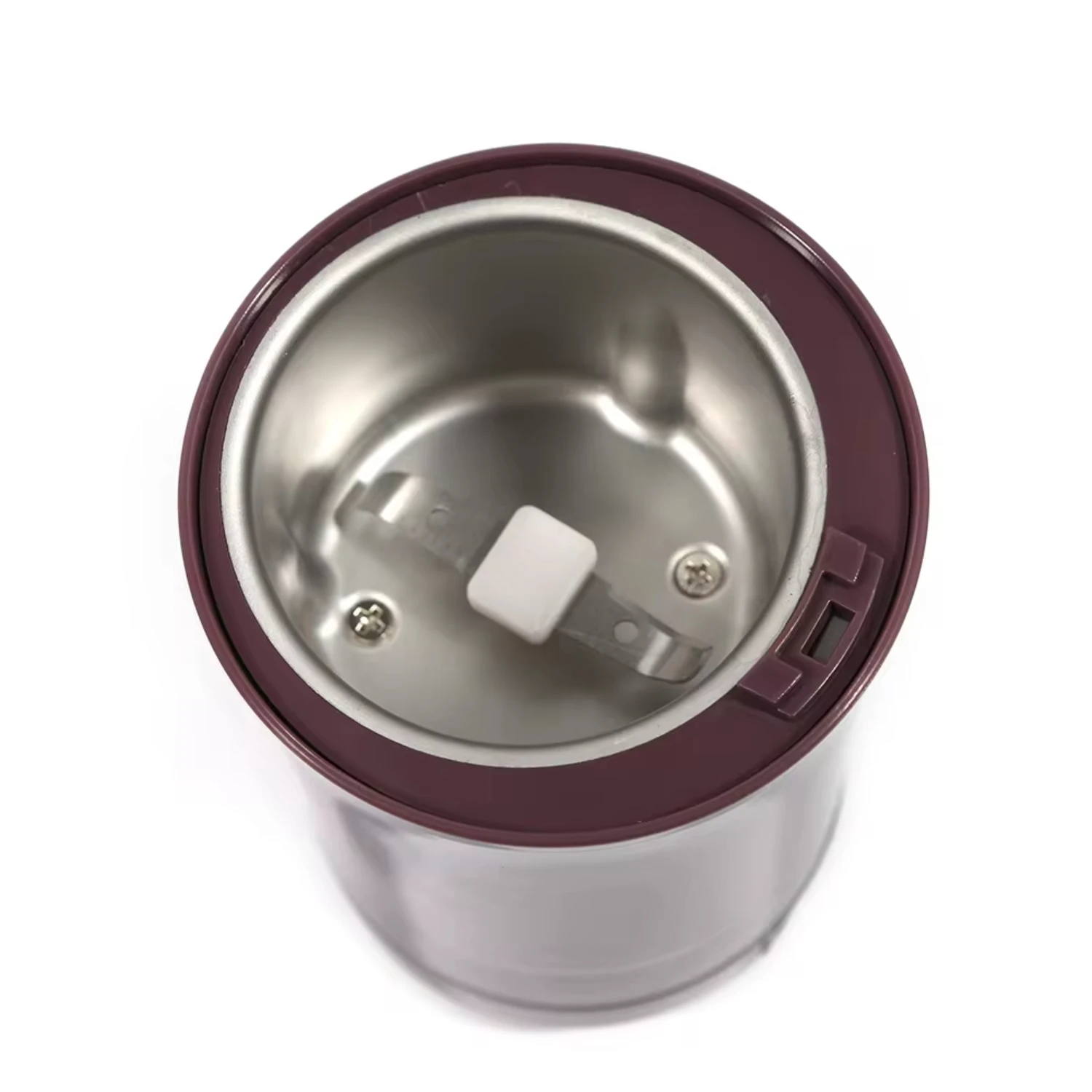 150W Purple Mini Electrical Metal Grinder Automatic Tobacco Herb Crusher Coffee Grinder