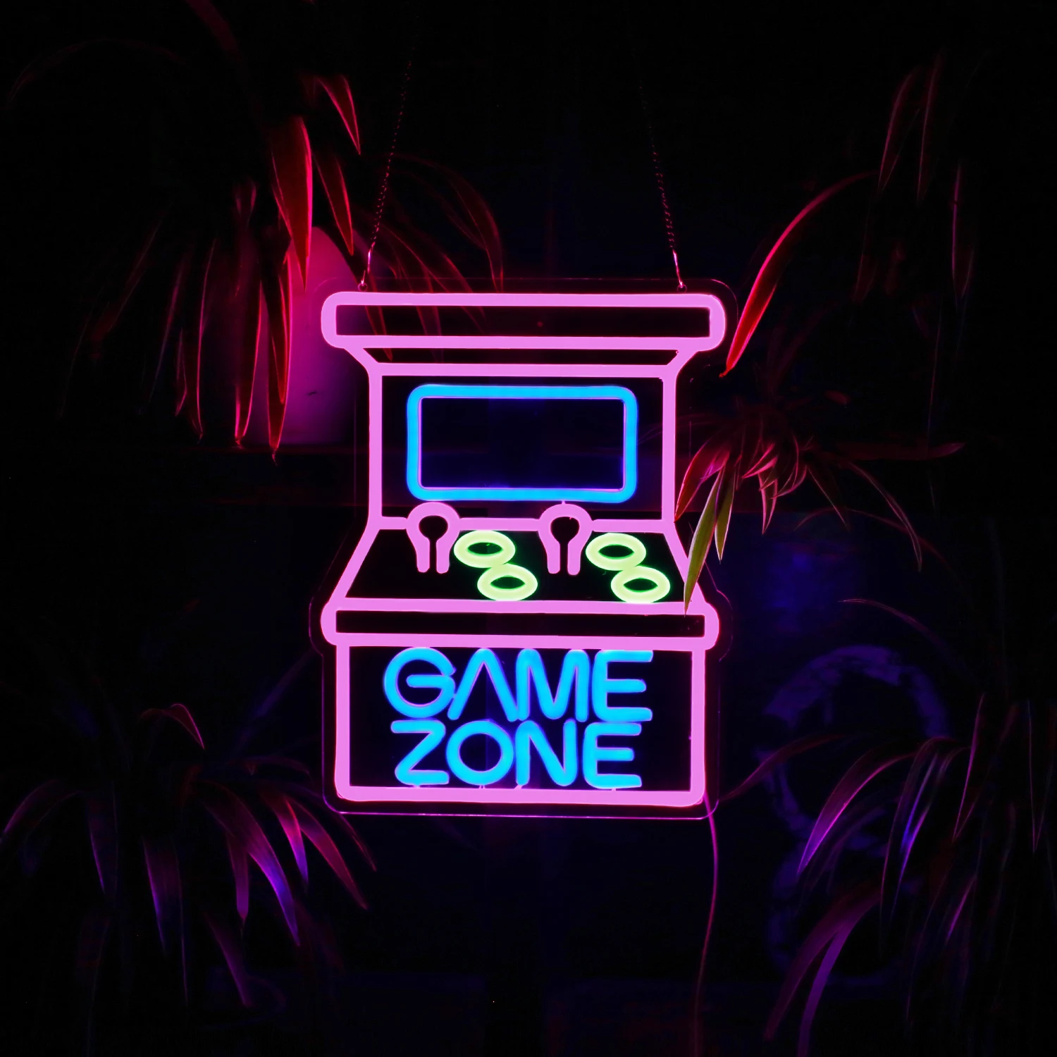 

Arcade Neon Sign for Game Room USB Operated Neon Light Sign for Man Cave, Gaming Neon Sign Dimmable LED Neon Light for Wall