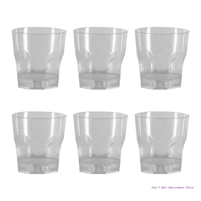 

6 шт., мигающие стаканы для питья, из пластика