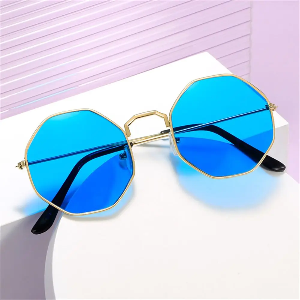 

Retro Octagonal Polygon Sunglasses Ocean Lenses Sunglasses Women/Men UV400 Protection Eyewear Summer Shades