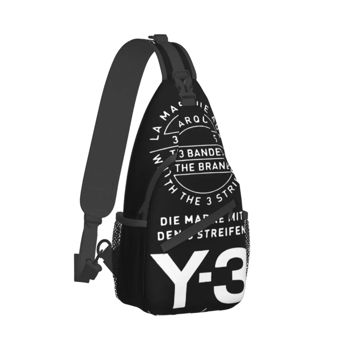 

Y-3 Logo Yohji Yamamoto Small Sling Bags Chest Crossbody Shoulder Sling Backpack Travel Hiking Daypacks Y3 Cool Bookbag