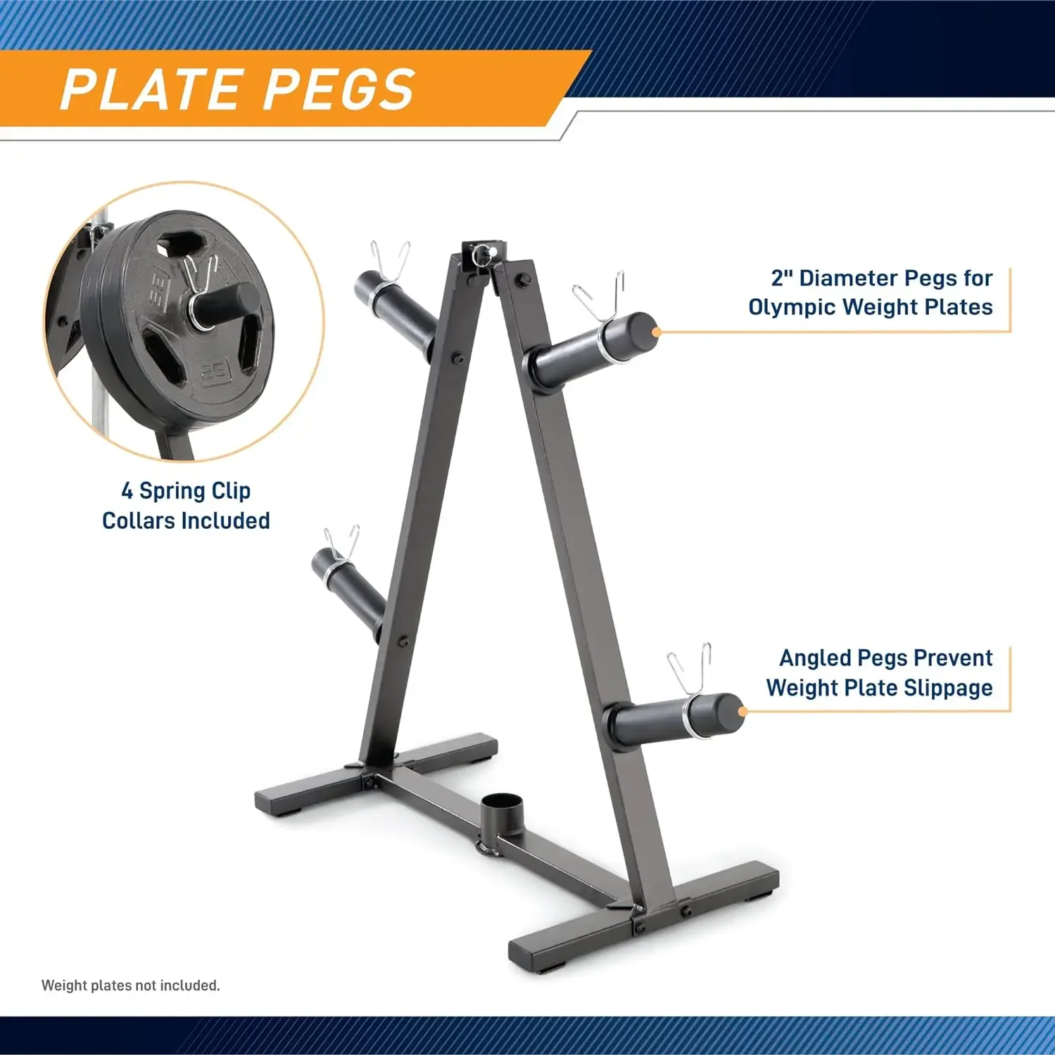 Different parts and components of a calibrated plate weight tree