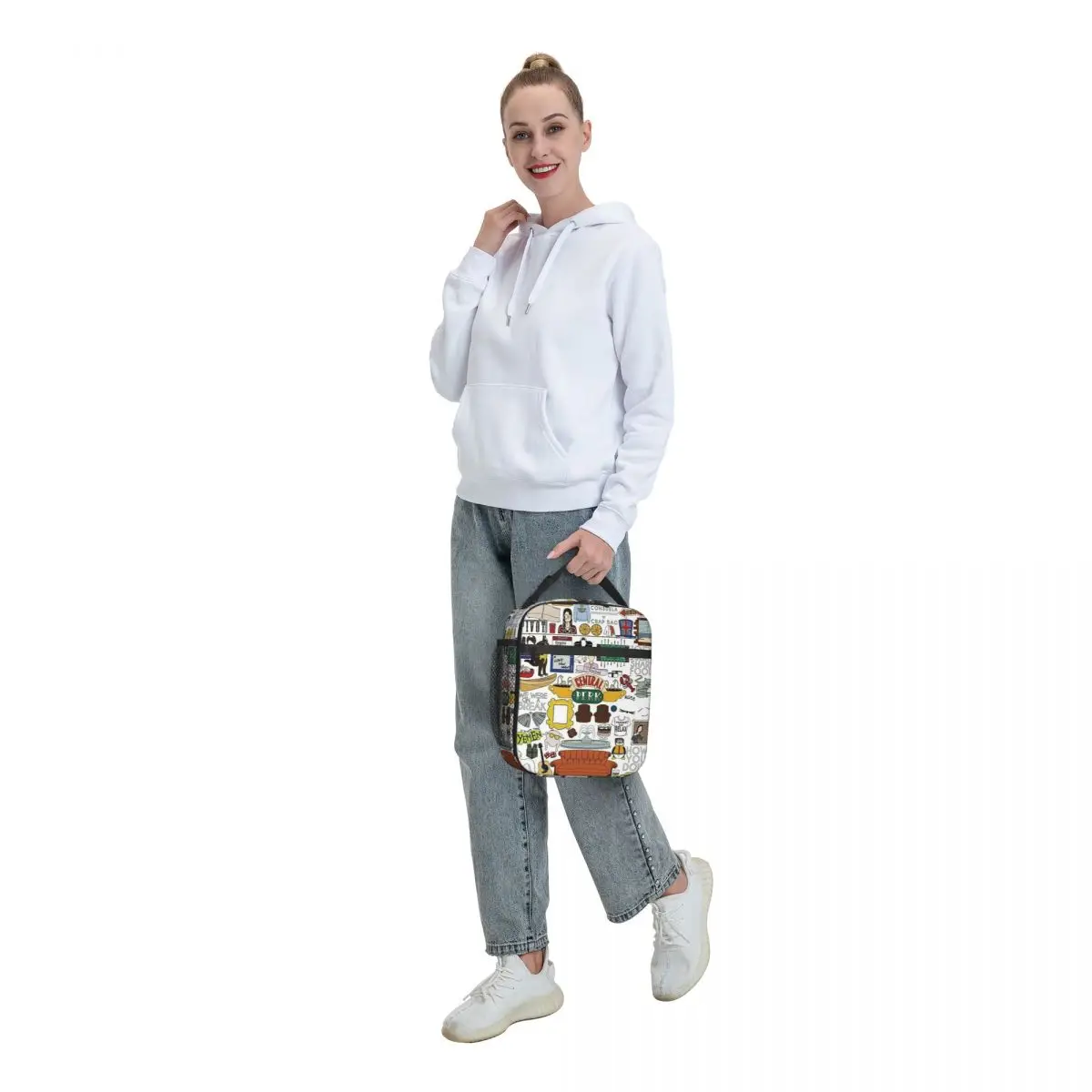 Friends American TV Series Insulated Lunch Bag Thermal Bag Lunch Container Central Perk Tote Box Food Storage Bags Picnic