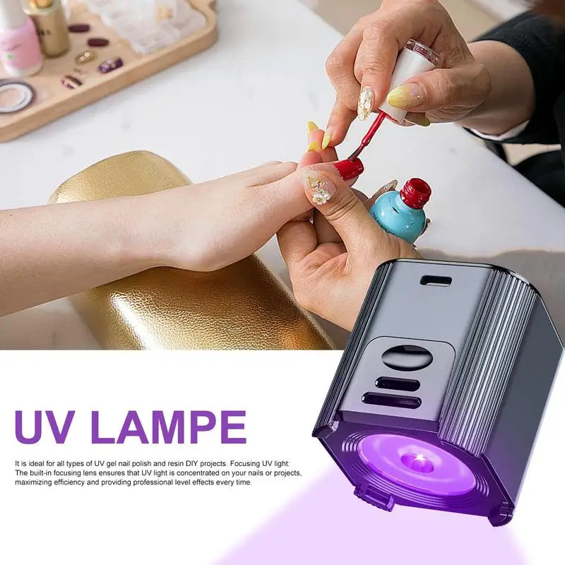

Лампа для ногтей, лампа для маникюра, УФ-лампа с настройкой таймера, USB-зарядка, портативный гелевый фонарик, лампа для ногтей для материнской платы телефона
