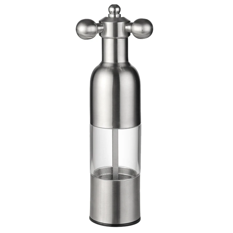 

Manual Salt Pepper Mill Grinder Stainless Steel Faucet Valve Shape Grinder Spice Sauce Grinder