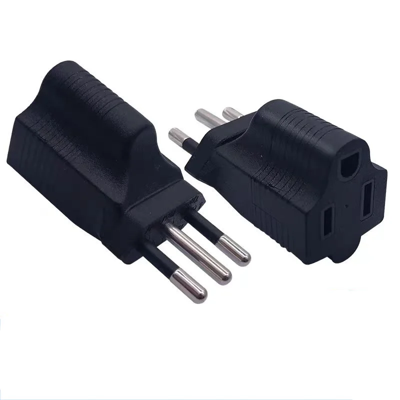 Italy to the United States 5-15R plug adapter Chile Syria three pin three plug high-power 10A/250V