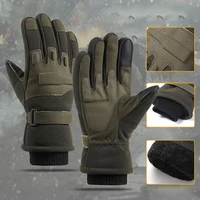 Tactical Cycling Gloves Men Women Touch Screen Protective Mat Warm Skiing Motorcycle Anti-Slip Training Fitness Thick Gloves 1