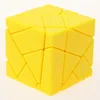 Ghost Irregular Magic Cube Skewed Twist Puzzle Intelligence Toys Black Yellow Puzzle Cube Adult Kids Educational Toy Birthday 1