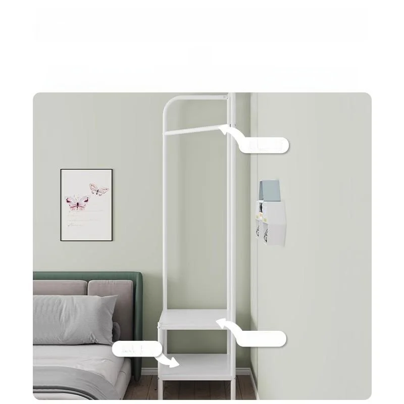 Simple Corner Clothes Drng Ra Bedroom Bede Floor Standing Storage elf Living Room Home Use Coat Hanger Indoor Drng...
