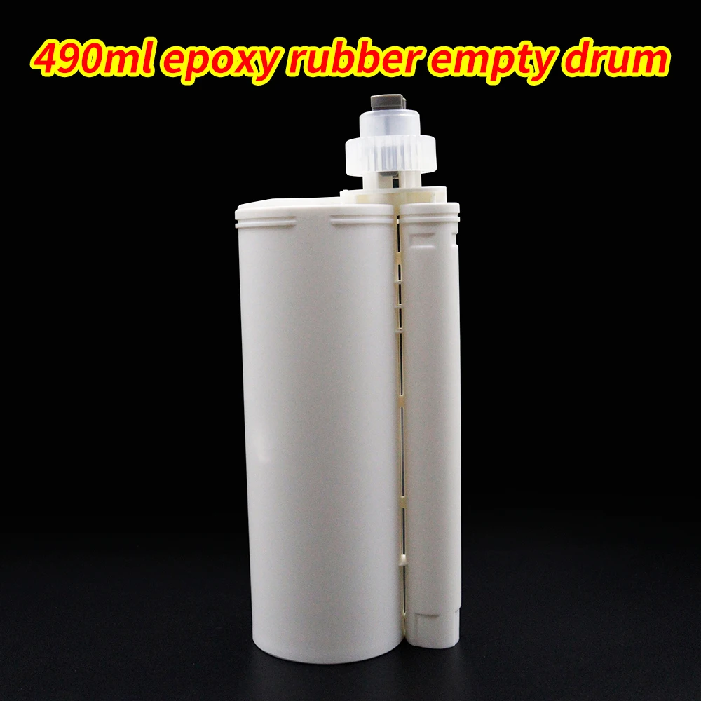 Empty double barrel syringe 490ml AB two component epoxy glue Empty mixing-ratio-of-air-calculator
