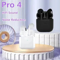 Pro4 TWS Bluetooth Headphones 9D Stereo Wireless Earphones InEar HiFi Earbuds HandsFree Headset With Microphone For Xiaomi 2