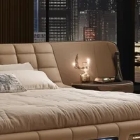 Transformr chambre Chic Queen lit Design moderne chambre d'enfants confortable expérience de sommeil meilleur repos Cama Casal décoration de la maison 3