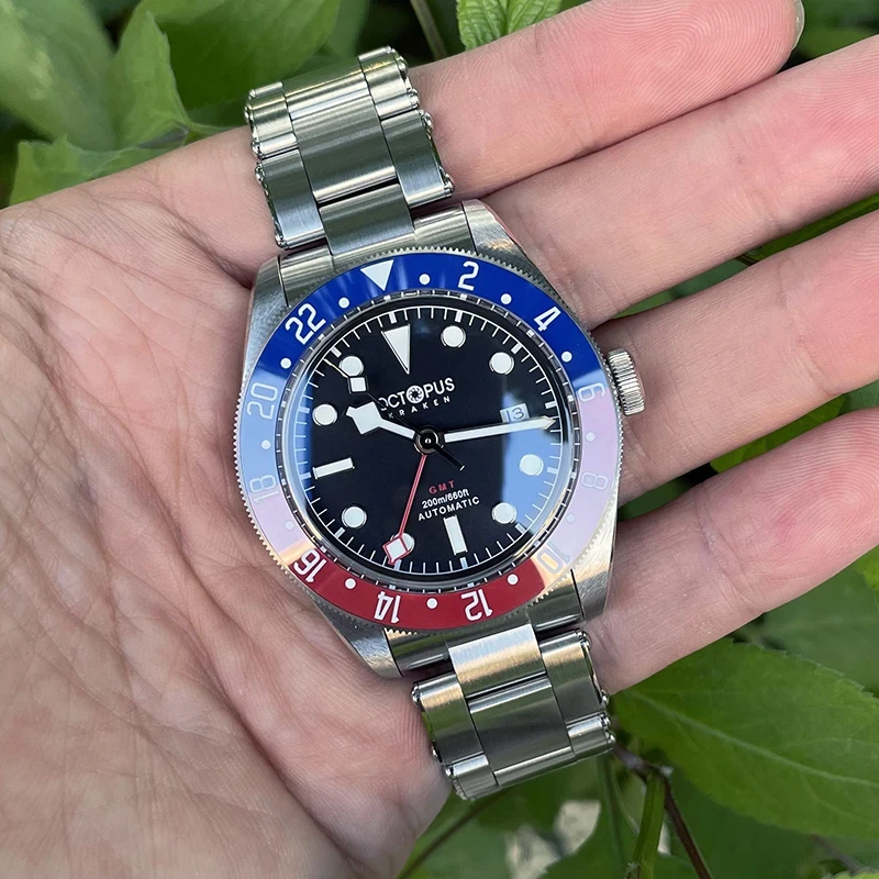 Octopus Kraken 39mm Automatic Mechanical HZ6460 GMT Watch