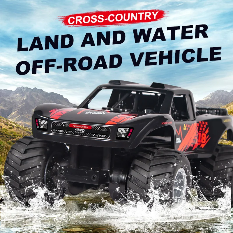 JJRC Q156 Remote Control Toy 4WD Off Road Amphibious Climbing Vehicle Waterproof Stunt Remote Control Car children Toy Gift 3