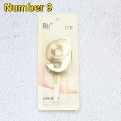 Customized Golden Number Candle for Birthday, Wedding, or Celebration Decor (Number 9)